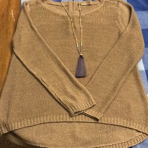 H&M Tan Sweater